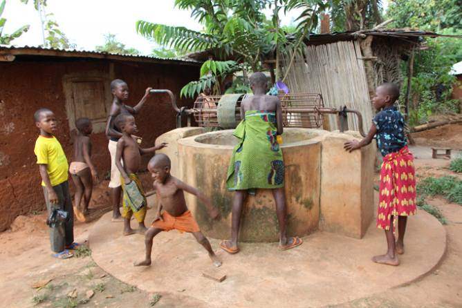 Miniatura de Agua e higiene en Ahodjinako, Benín