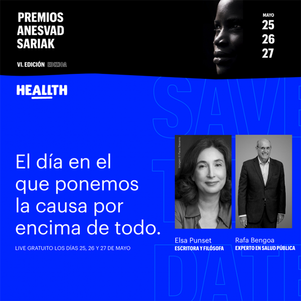Miniatura de VI Edición de los Premios Anesvad: salud glocal con Elsa Punset y Rafa Bengoa
