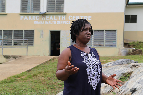 Nana Konama. Coordinadora Nacional del Programa Nacional de control de la úlcera de Buruli y erradicación del Pian en Ghana.