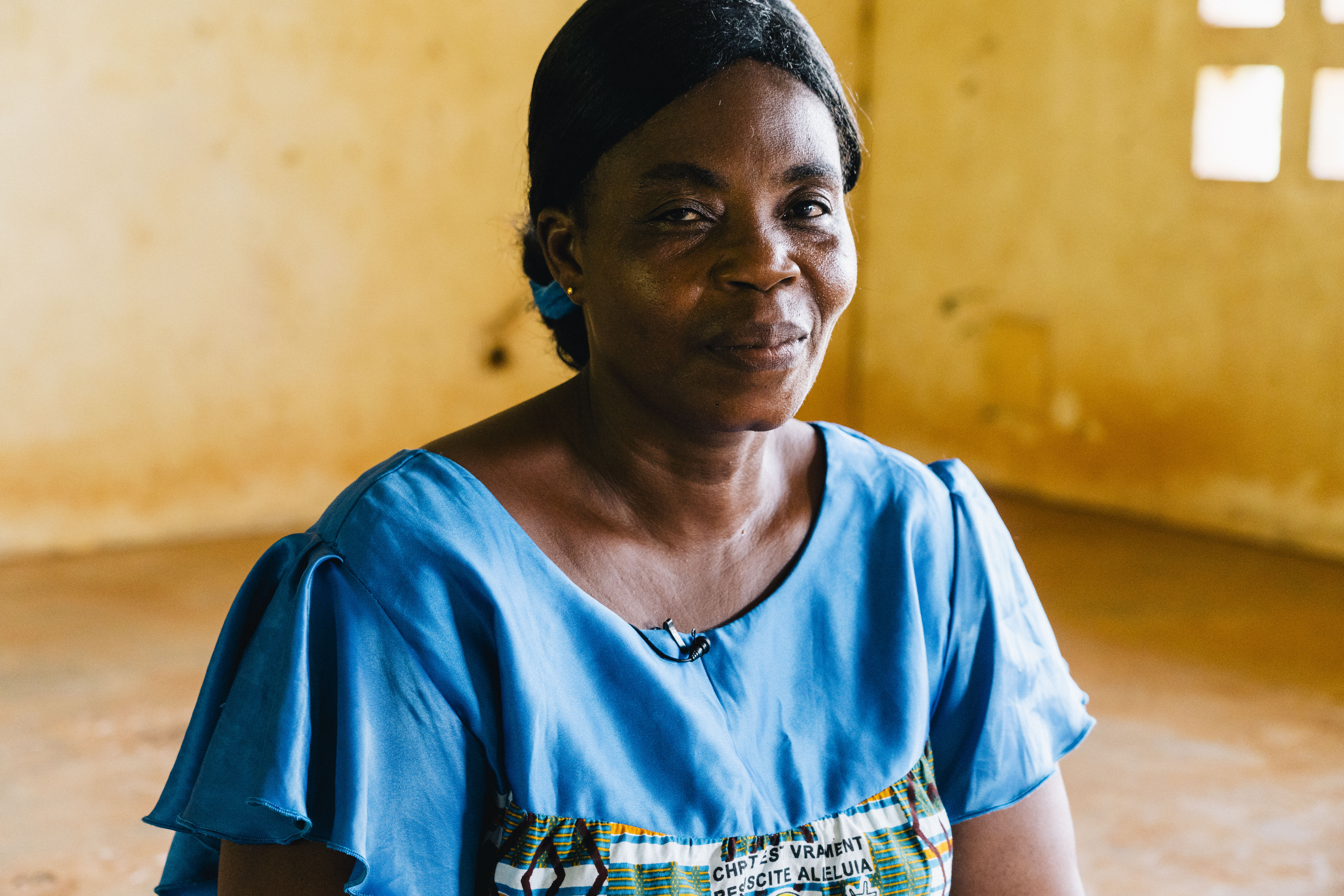 Telehit Maria Chantale: secretaria de la asociación Ayanou de Chiépo, Costa de Marfil